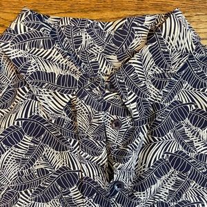 Equipment silk shirt - navy/violet - size S